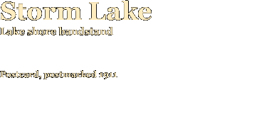 Storm Lake   